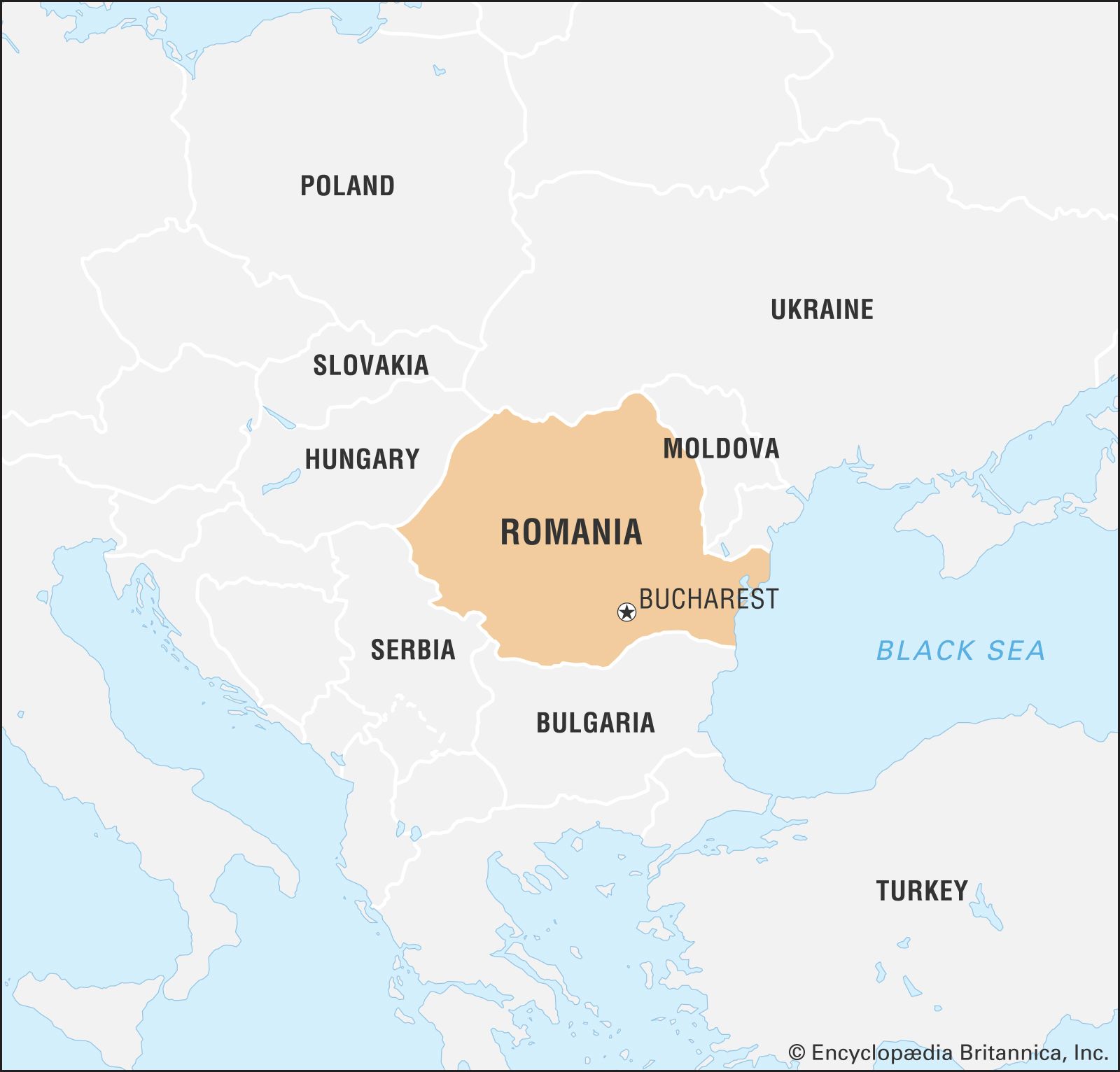 Romania History Map Facts 530 